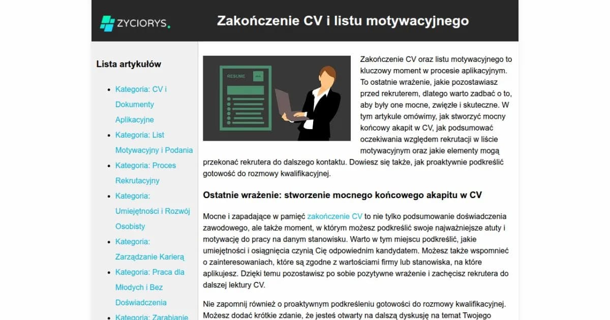 Motywacja do pracy: Jak przekonać rekrutera? Przykłady!